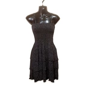 REBELLION - Black Floral Boho Dress